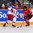 ST. CATHARINES, CANADA - JANUARY 8: Canada's Sheridan Oswald #12 skates with the puck while Russia's Viktoria Kulishova #10 defends during preliminary round action at the 2016 IIHF Ice Hockey U18 Women's World Championship. (Photo by Jana Chytilova/HHOF-IIHF Images)

